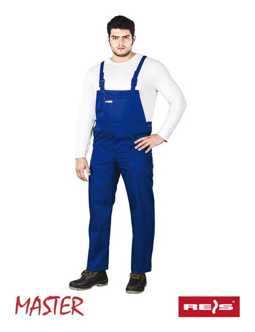 Spodnie ochronne ogrodniczki sm n niebieski Reis