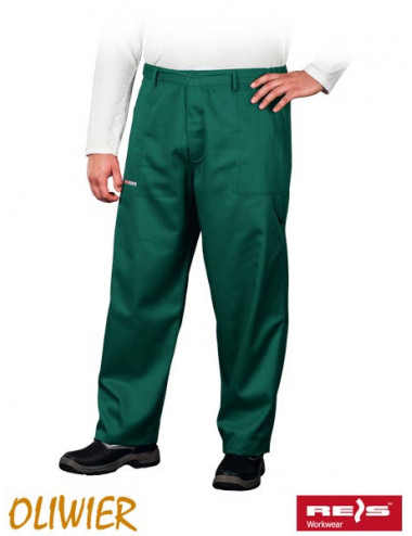 Sop waist trousers with green Reis
