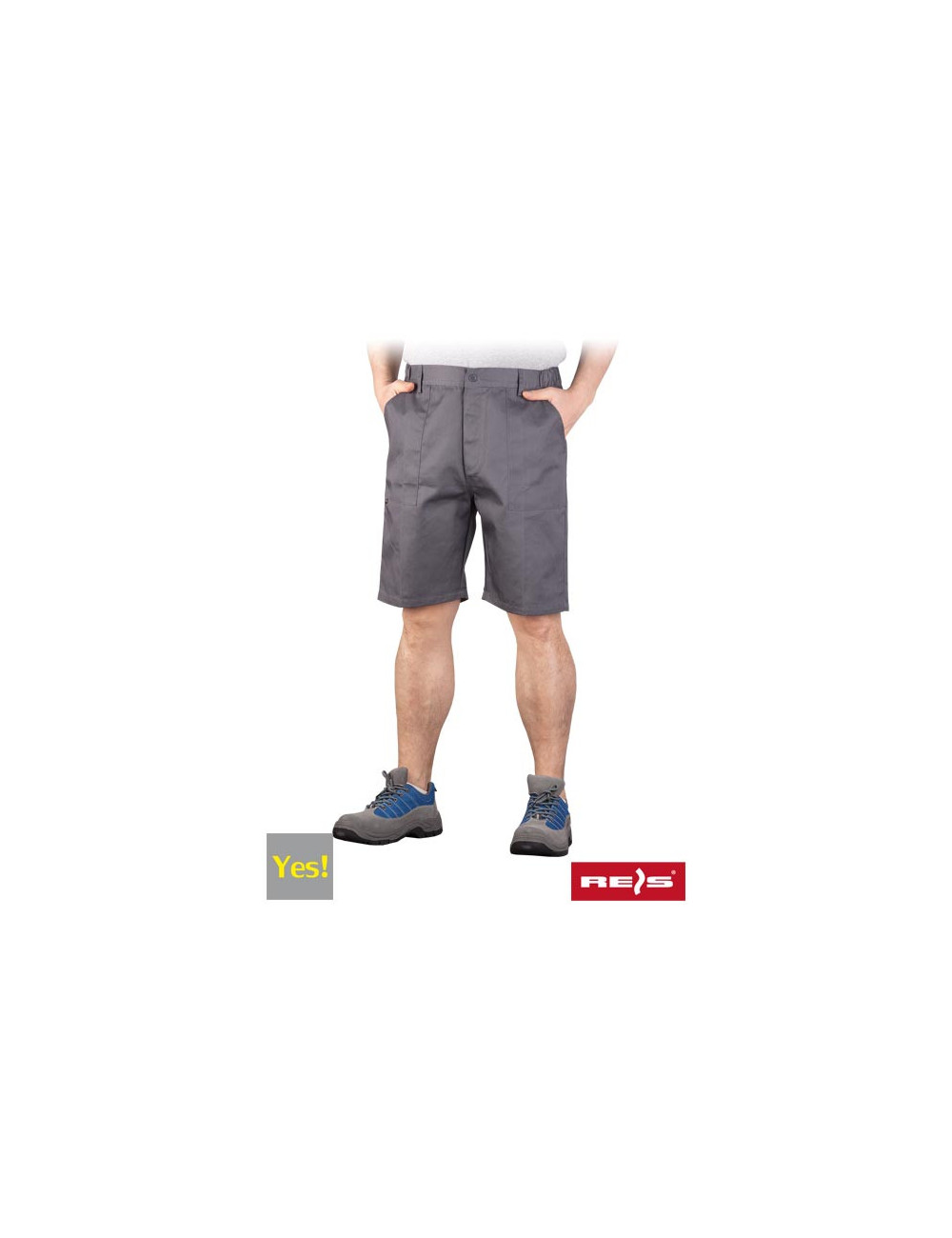 Waist trousers - short yes-ts s gray/steel Reis