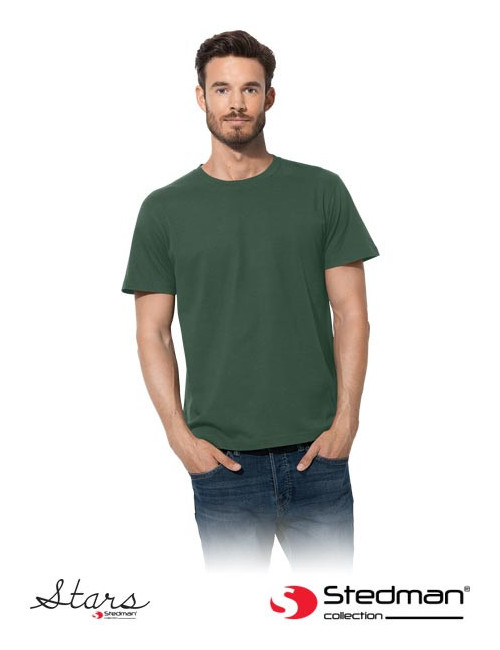 T-shirt męski st2000 bog zielony butelkowy Stedman