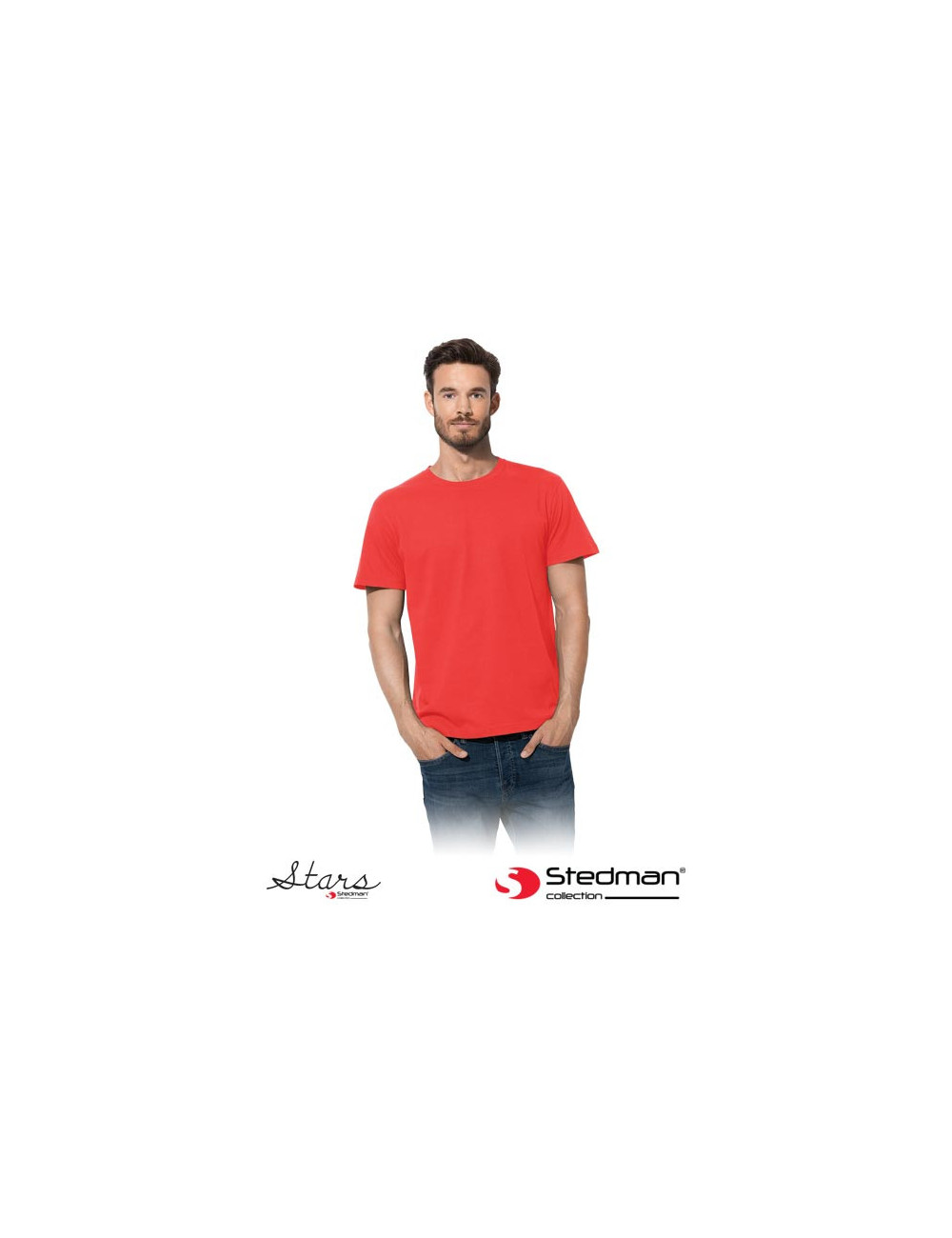 Men`s t-shirt st2000 sre red scarl Stedman