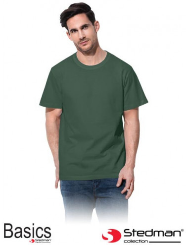T-shirt męski st2100 bog zielony butelkowy Stedman