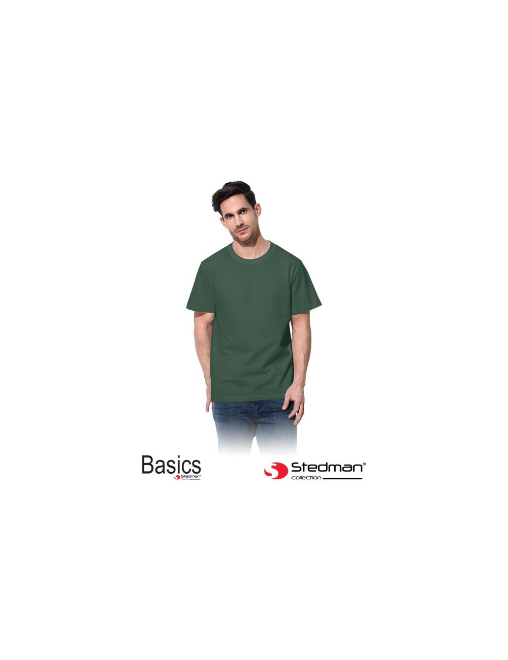 Herren T-Shirt st2100 bog green Stedman