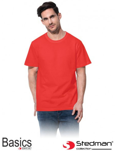 Herren-T-Shirt st2100 silberrot scharlachrot Stedman