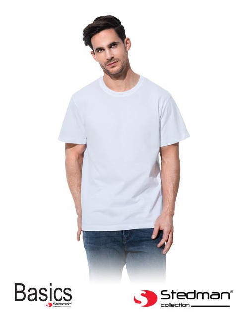 T-shirt męski st2100 whi biały Stedman