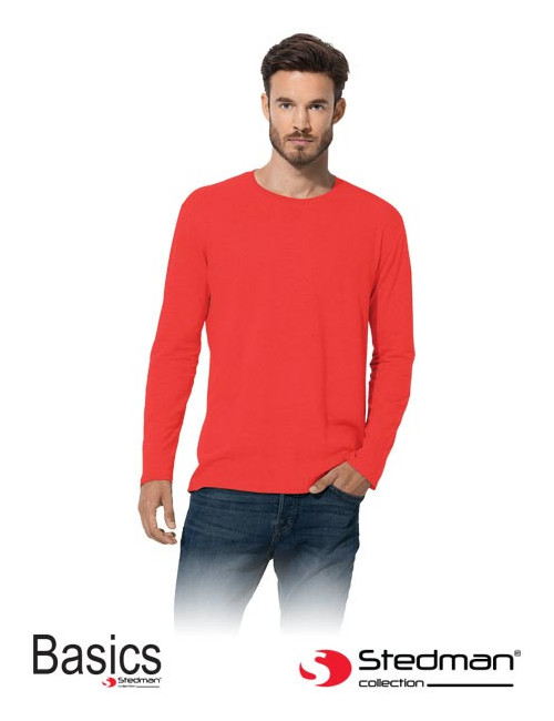Langarm-T-Shirt ST2500 SRE Red Scarlet Stedman