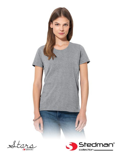 Damen-T-Shirt st2600 gyh grey heather Stedman