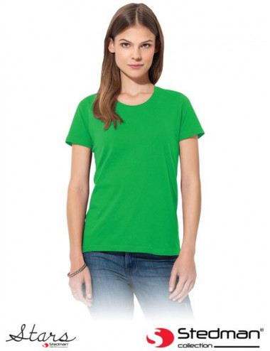 T-shirt damski st2600 keg zielony kelly Stedman