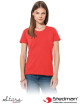 Women`s T-shirt, 100% ring-spun cotton, logo printing or embroidery possible