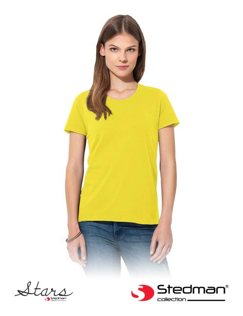 T-shirt damski st2600 yel żółty Stedman