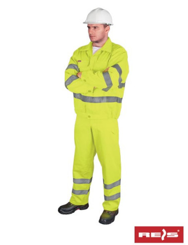 Protective clothing ul y yellow Reis