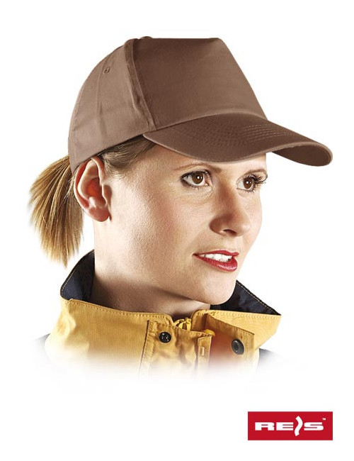 Czapka ochronna cz br brązowy Reis