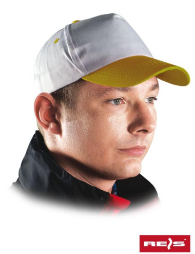 Protective cap black white-yellow Reis