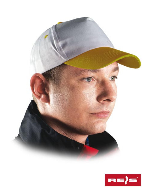 Protective cap black white-yellow Reis