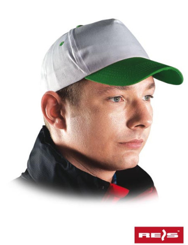 Czapka ochronna cz wz biało-zielony Reis