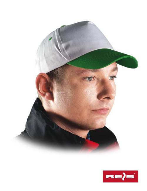 Czapka ochronna cz wz biało-zielony Reis