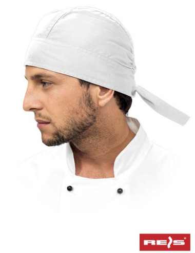 Bandana chef`s hat in white Reis