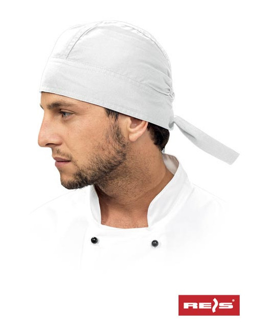 Bandana chef`s hat in white Reis