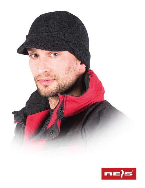 Isolierte Schutzkappe mit Schirm, schwarz, Reis