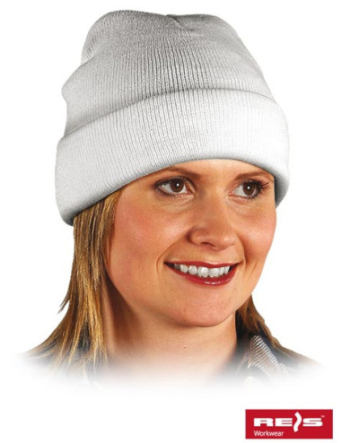 Protective red hat in white Reis