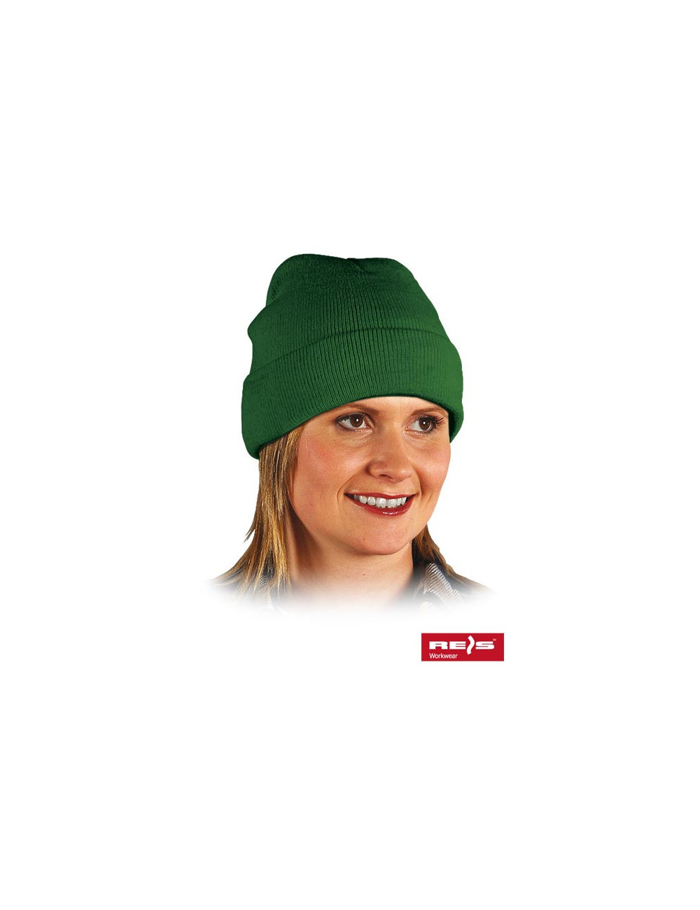 Protective black hat with green Reis