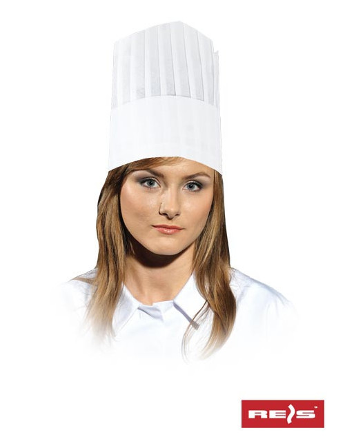 Chef hat czcook-kitchen in white Reis