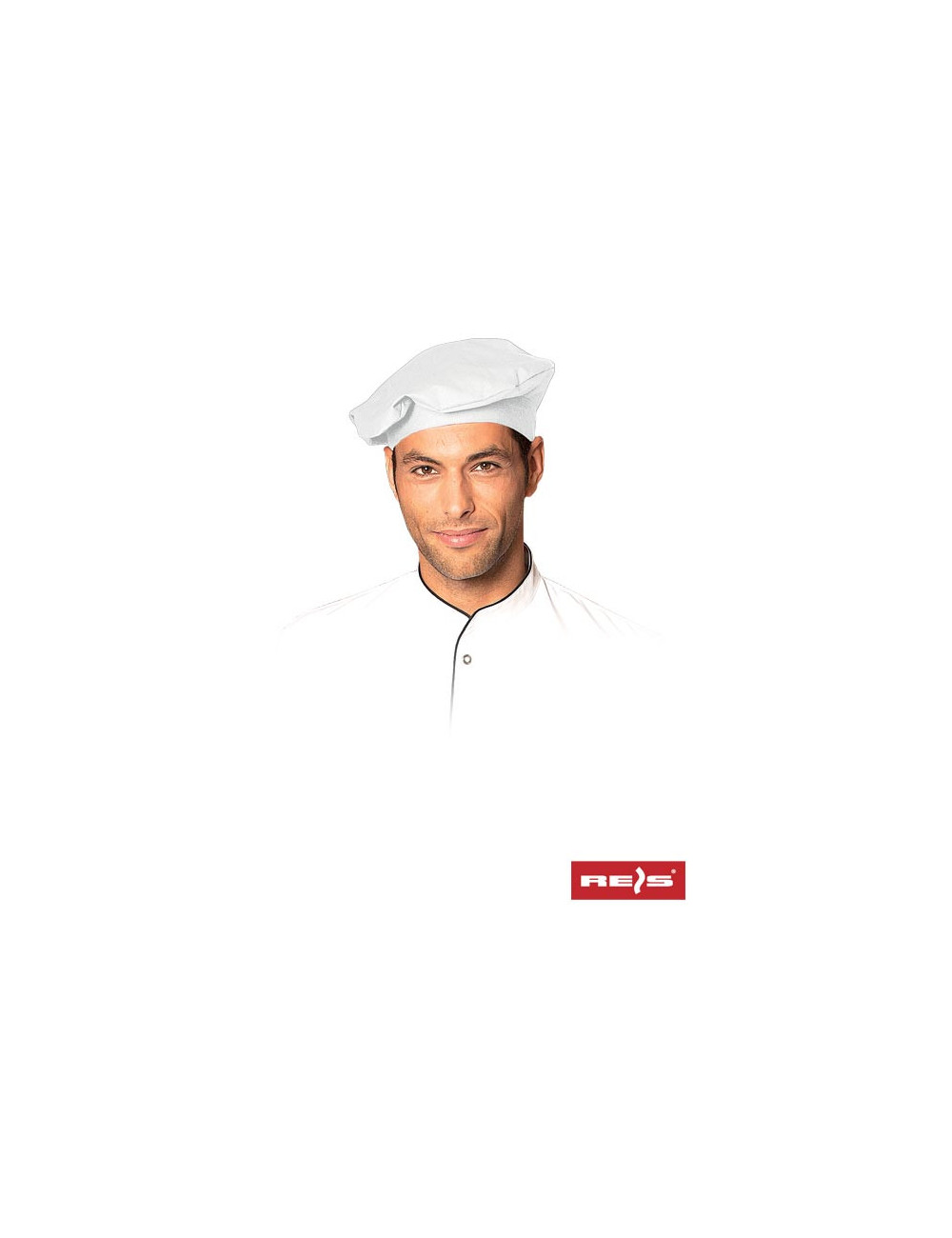 Chef hat czcook-pl w white Reis