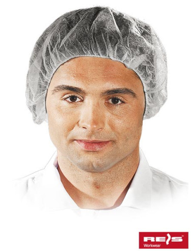 Czepek z polipropylenu cze-p w biały Reis