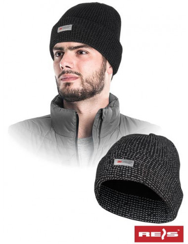 Protective hat insulated czfau b black Reis