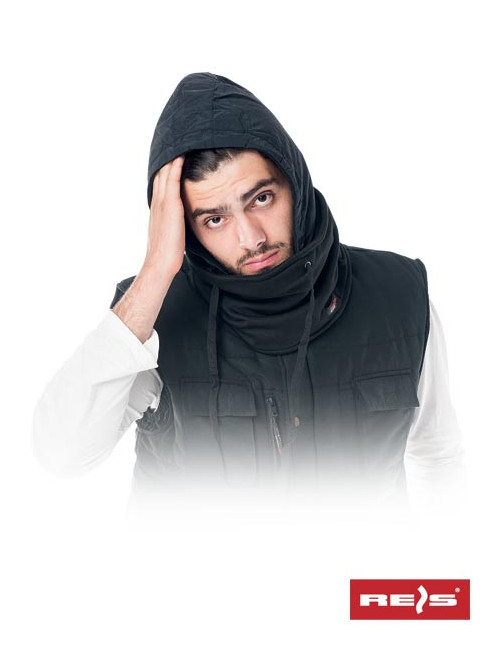 Protective hood with collar chood b black Reis