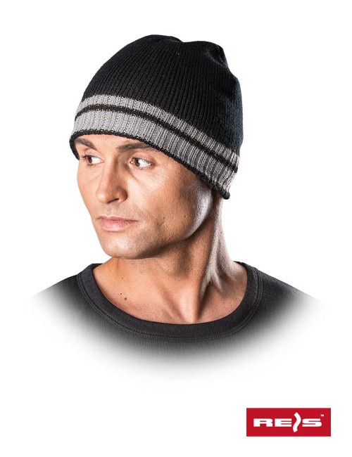 Protective insulated hat czpas bjs black-light gray Reis