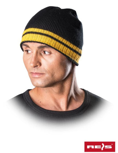 Protective insulated hat czpas by black and yellow Reis