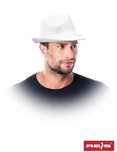 Hut aus weißem Reis