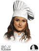 LEBER&amp;HOLLMAN CHEF CAP LH-HATER WHITE