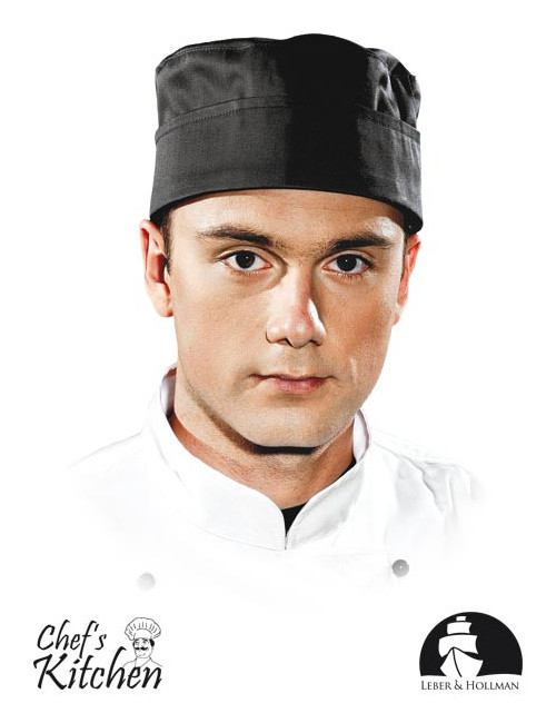 LEBER&amp;HOLLMAN CHEF HAT LH-SKULLER B BLACK