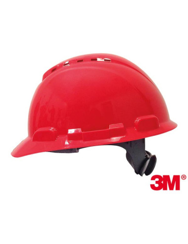 Schutzhelm c rot 3M 3m-kas-h700n