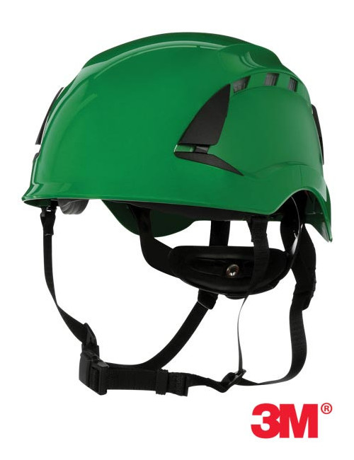 Safety helmet with green 3M 3m-kas-secure