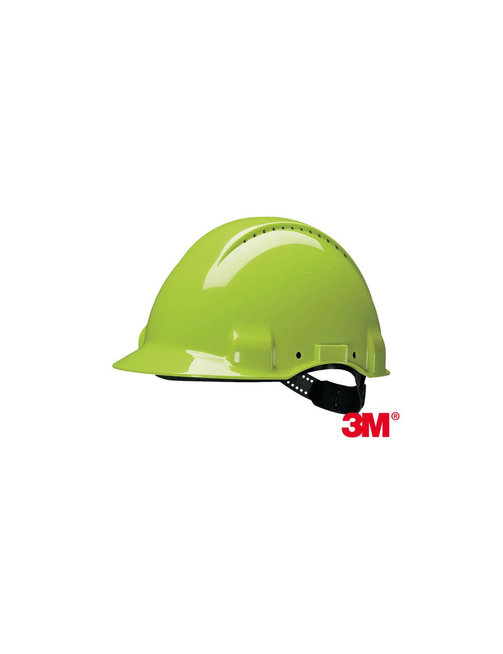 Safety helmet f fluorescent-celadine 3M 3m-kas-solaris