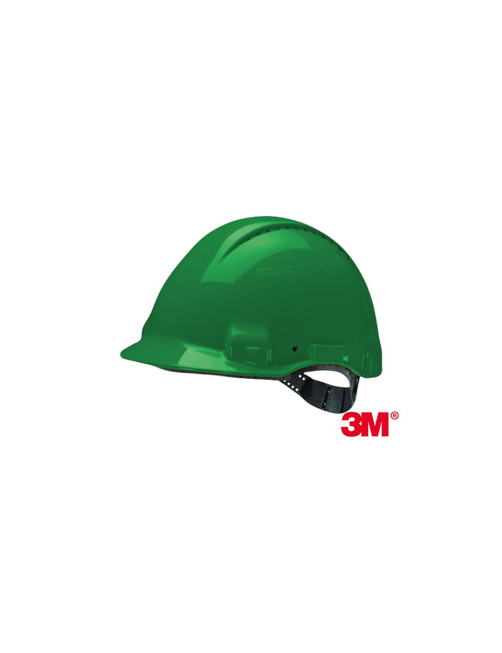 Schutzhelm mit grünem 3M 3m-kas-solaris