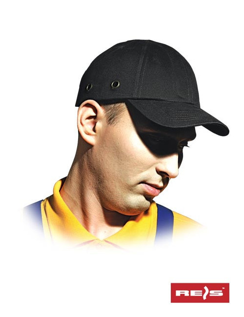 Przemysłowy hełm lekki bumpcap b czarny Reis