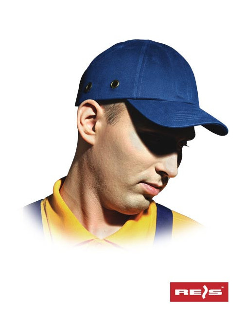 Przemysłowy hełm lekki bumpcap n niebieski Reis