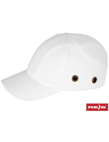 Industrial helmet lightweight bumpcap in white Reis