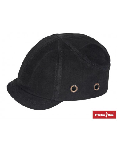 Industrieller leichter Bumpscap-B-Helm, schwarz, Reis