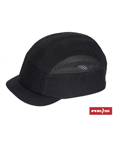 Industrieller leichter Bumpscapmesh-Helm, schwarz, Reis