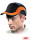 Industrieller leichter Helm Hardcapa1 BP schwarz und orange Jsp