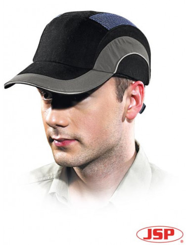 Industrieller leichter Helm hardcapa1 bs schwarz und grau Jsp