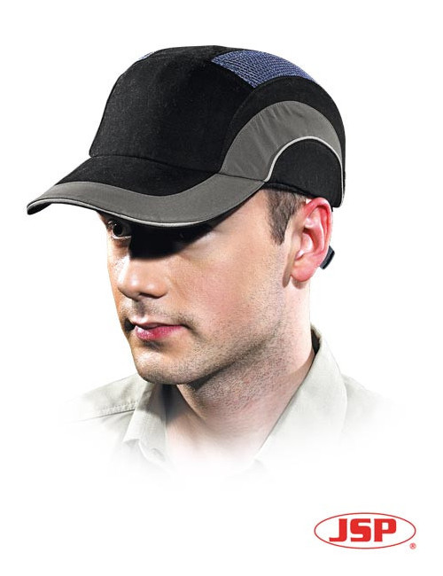 Industrieller leichter Helm hardcapa1 bs schwarz und grau Jsp