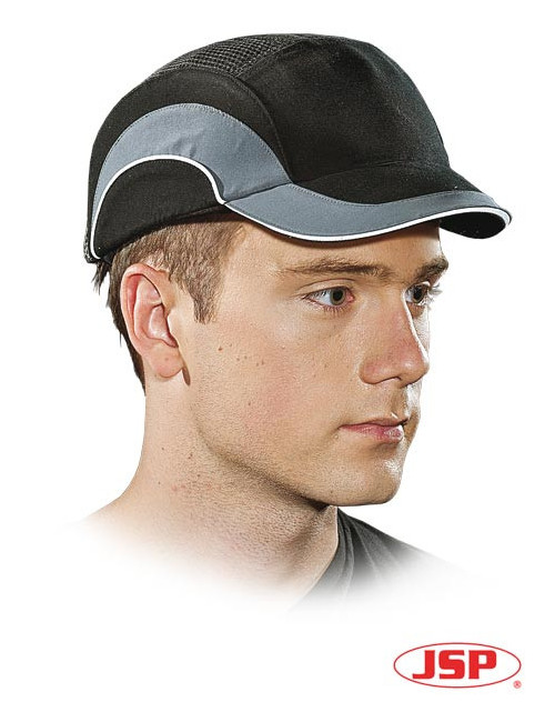Industrieller leichter Helm hardcapa1-k sb grau-schwarz Jsp