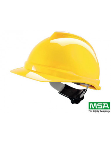 Hełm ochronny y żółty Msa Msa-kas-vg500