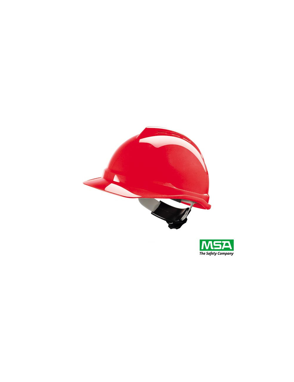 Helmet c red Msa Msa-kas-vg500-w